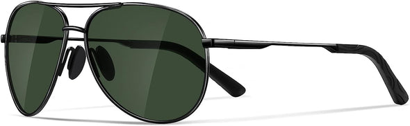 JOLLYNOVA Aviator Sunglasses for Men Polarized - Classic Oversized Shades Metal Mirror UV400 Protection Sport Sun Glasses