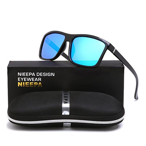 JOLLYNOVA Men's Sports Polarized Sunglasses Square Frame Glasses NP1007
