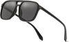 Retro Aviator Sunglasses for Women Men,Trendy Rectangle Womens Mens Shades Sun Glasses UV400 Protection