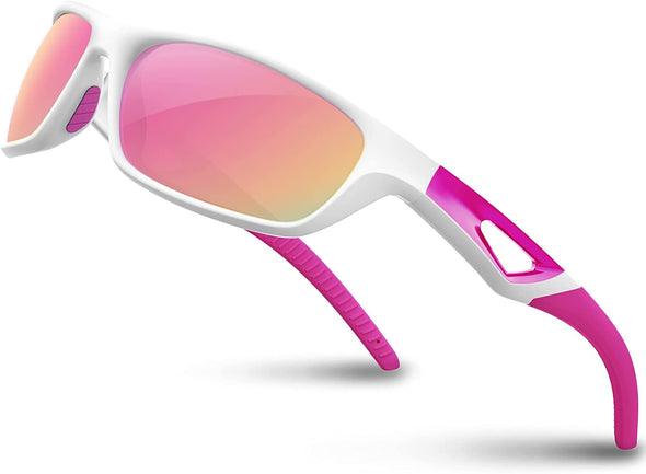JOLLYNOVA Polarized Sports Sunglasses Driving shades For Men TR90 Unbreakable Frame RB831