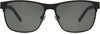 Jollynova Men's Colton Sunglasses Polarized Navigator, Black, 57mm