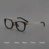 Hebert Acetate Square Glasses Frames
