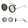 Carmo Retro Round Steampunk ND Dimming Sunglasses