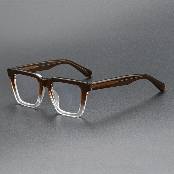 Karl Retro Rectangle Acetate Glasses Frame