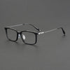 Voos same 202509 glasses frame Shenzhen wholesale, plate titanium frame trendy glasses can be equipped with myopia IP electroplating
