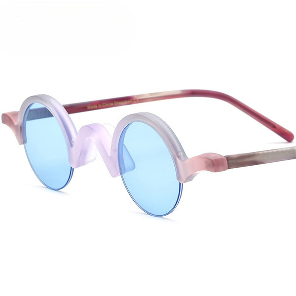 Shaw Premium Series Retro Round Acetate Sunglasses