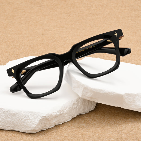 Quint Vintage Square Acetate Glasses Frame