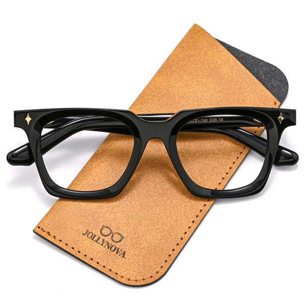 Quint Vintage Square Acetate Glasses Frame