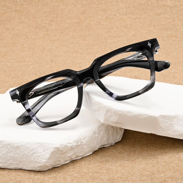 Quint Vintage Square Acetate Glasses Frame