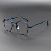 Ngo Vintage Round Titanium Foldable Eyeglasses Frame