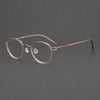 Mamie Vintage Titanium Oval Glasses Frame