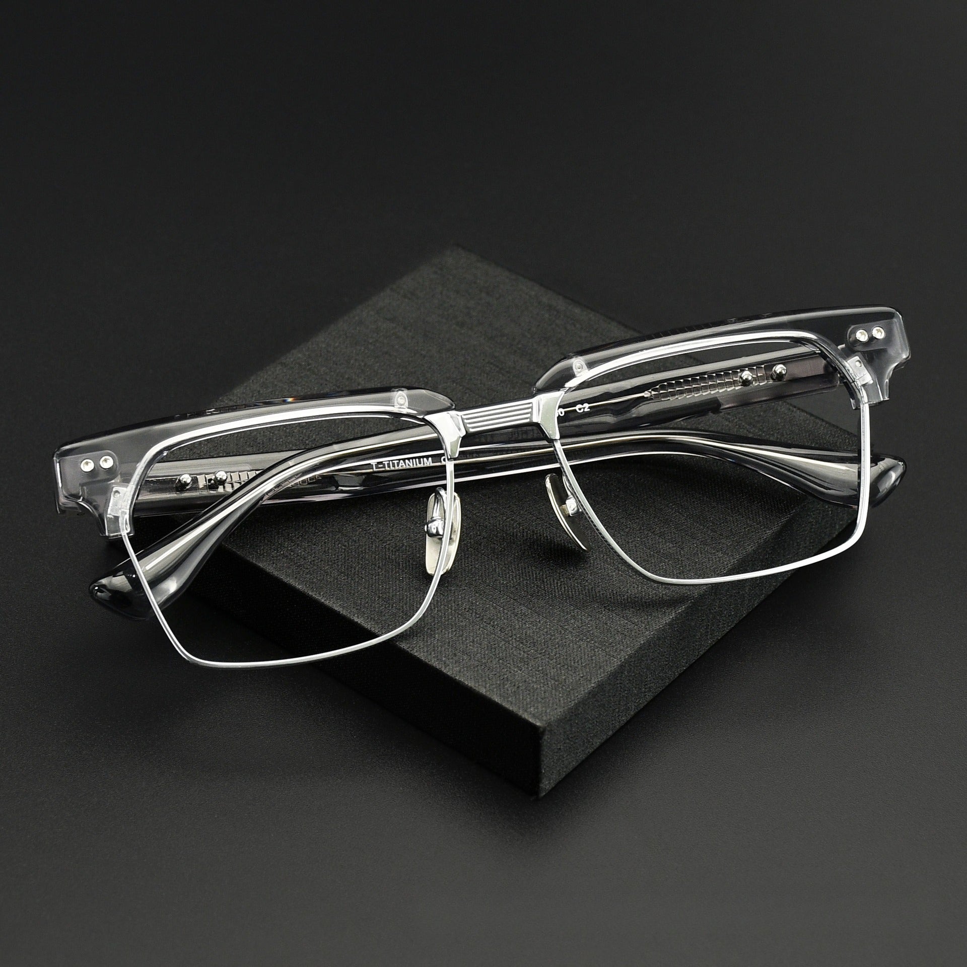 Jolly Frame Erin Retro Rectangle Titanium Eyeglasses Frame – Jollynova