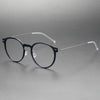 Pablo Retro Round Titanium Glasses Frame