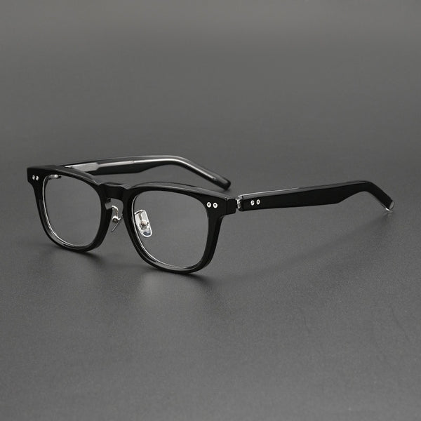 Dobel Classic Square Acetate Titanium Glasses Frame