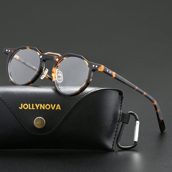Ron Retro Round Acetate Glasses Frame