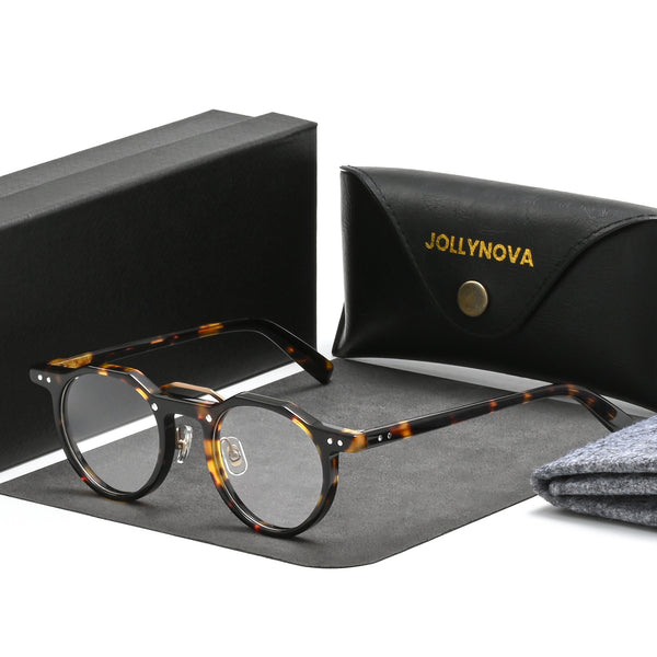 Ron Retro Round Acetate Glasses Frame