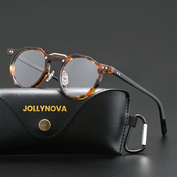 Ron Retro Round Acetate Glasses Frame