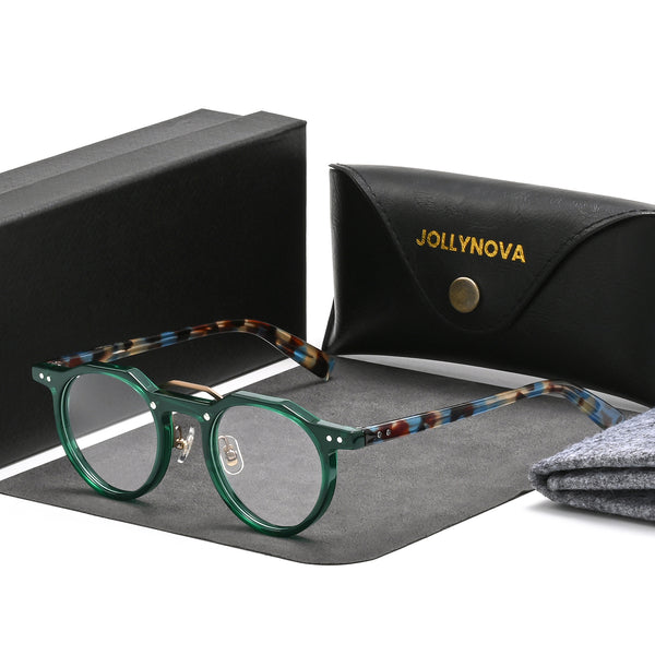 Ron Retro Round Acetate Glasses Frame