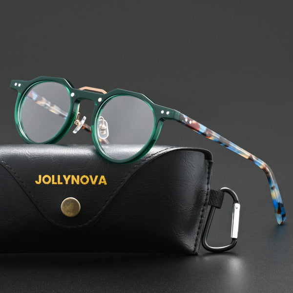 Ron Retro Round Acetate Glasses Frame