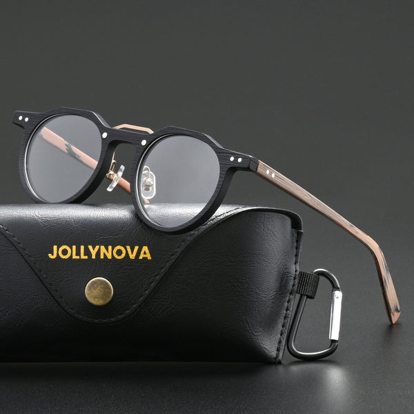 Ron Retro Round Acetate Glasses Frame