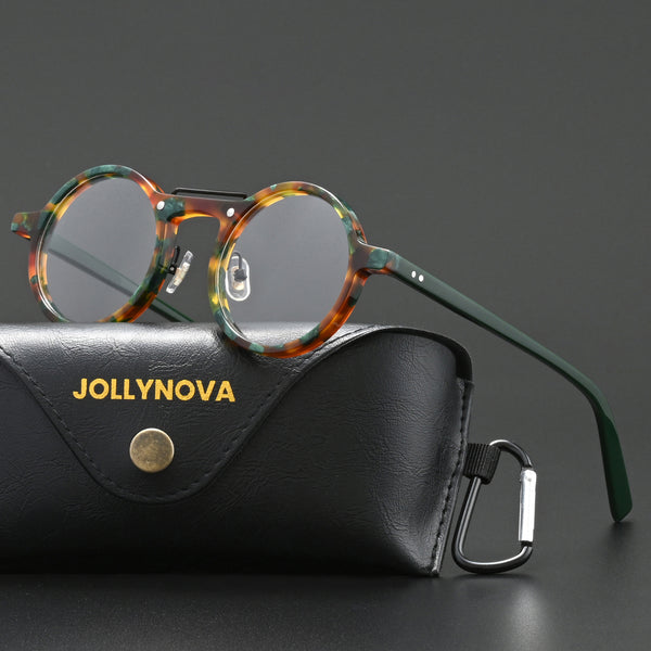 Van Vintage Round Acetate Optical Glasses Frame