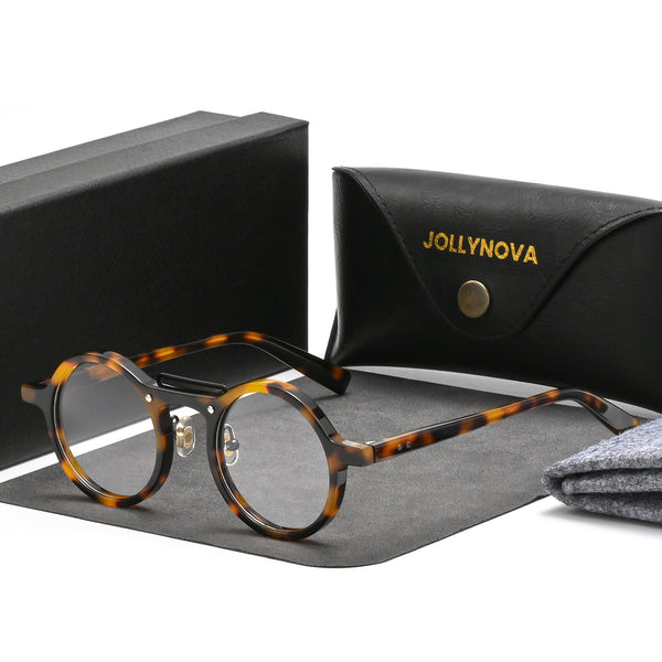 Van Vintage Round Acetate Optical Glasses Frame
