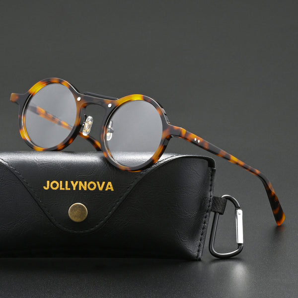 Van Vintage Round Acetate Optical Glasses Frame