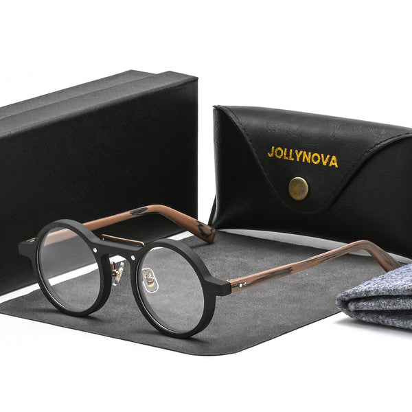 Van Vintage Round Acetate Optical Glasses Frame
