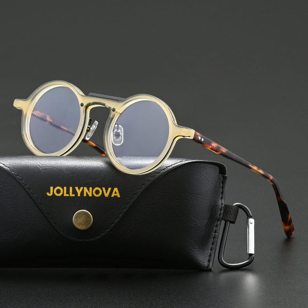 Van Vintage Round Acetate Optical Glasses Frame