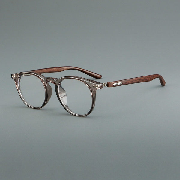 Cross-border retro wood grain leg frame 00363 fashion trend glasses Danyang spot wholesale can be matched with myopia presbyopia