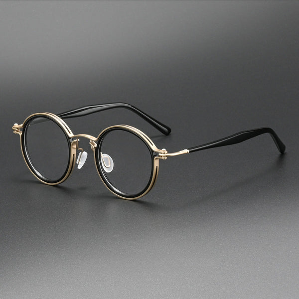 Tate Vintage Round Acetate Glasses Frame