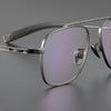 Kaspi Retro Titanium Square Glasses Frame