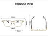 Shenzhen eyebrow glasses frame male Croxing same plate glasses 81086 fashionable large frame pure titanium glasses frame female