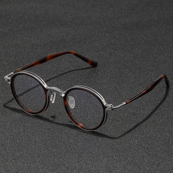 Tate Vintage Round Acetate Glasses Frame