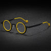 Jago Titanium Acetate Round Glasses Frame