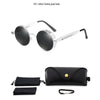Men Polarized Classic Gothic Steampunk Sunglasses