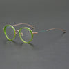 Iryna Retro Round Titanium Eyeglasses Frame