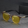 Ekin Fashionable Acetate Glasses Frame With Flip-up Sunglasses Clips