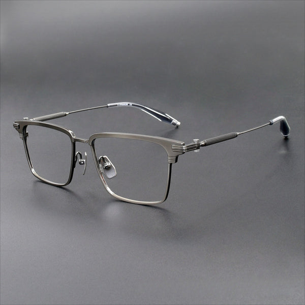 Sevrin Vintage Rectangle Titanium Eyeglasses Frame