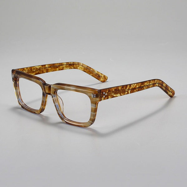 Vang Retro Rectangle Acetate Glasses Frame