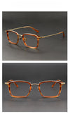 Japanese addition of the same style of Yong GMS-632 tortoiseshell color plate glasses frame square frame handmade titanium frame men's retro glasses frame