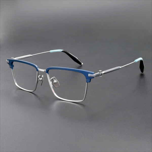 Sevrin Vintage Rectangle Titanium Eyeglasses Frame