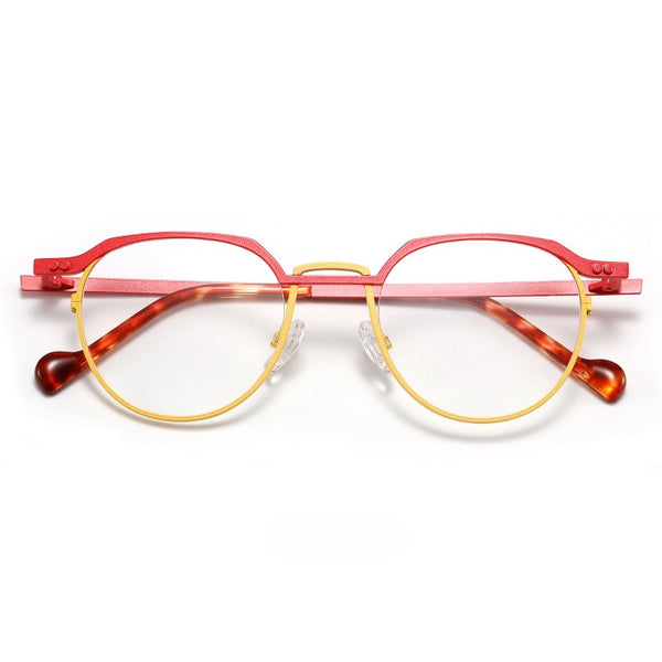 Clark Retro Hand Made Alloy Glasses Frame
