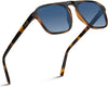 JOLLYNOVA Eyewear - Modern One Bridge Square Men Retro Polarized Aviator Sunglasses