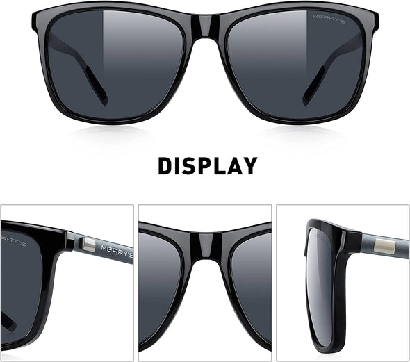 JOLLYNOVA Unisex Polarized Aluminum Sunglasses Vintage Sun Glasses For Men/Women S8286