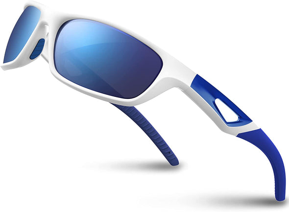 JOLLYNOVA Polarized Sports Sunglasses Driving shades For Men TR90 Unbreakable Frame RB831