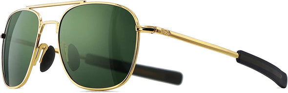 JOLLYNOVA Men's Military Style Polarized Pilot Aviator Sunglasses Bayonet Temples