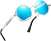 JOLLYNOVA Round Sunglasses for Women Men Circle Sun Glasses UV Protection