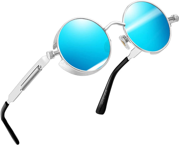 JOLLYNOVA Round Sunglasses for Women Men Circle Sun Glasses UV Protection