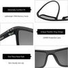 JOLLYNOVA Polarized Sunglasses for Men Lightweight TR90 Frame UV400 Protection Square Sun Glasses